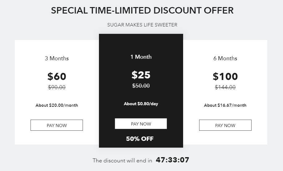 SugarDaddyMeet Discount for Sugar Baby